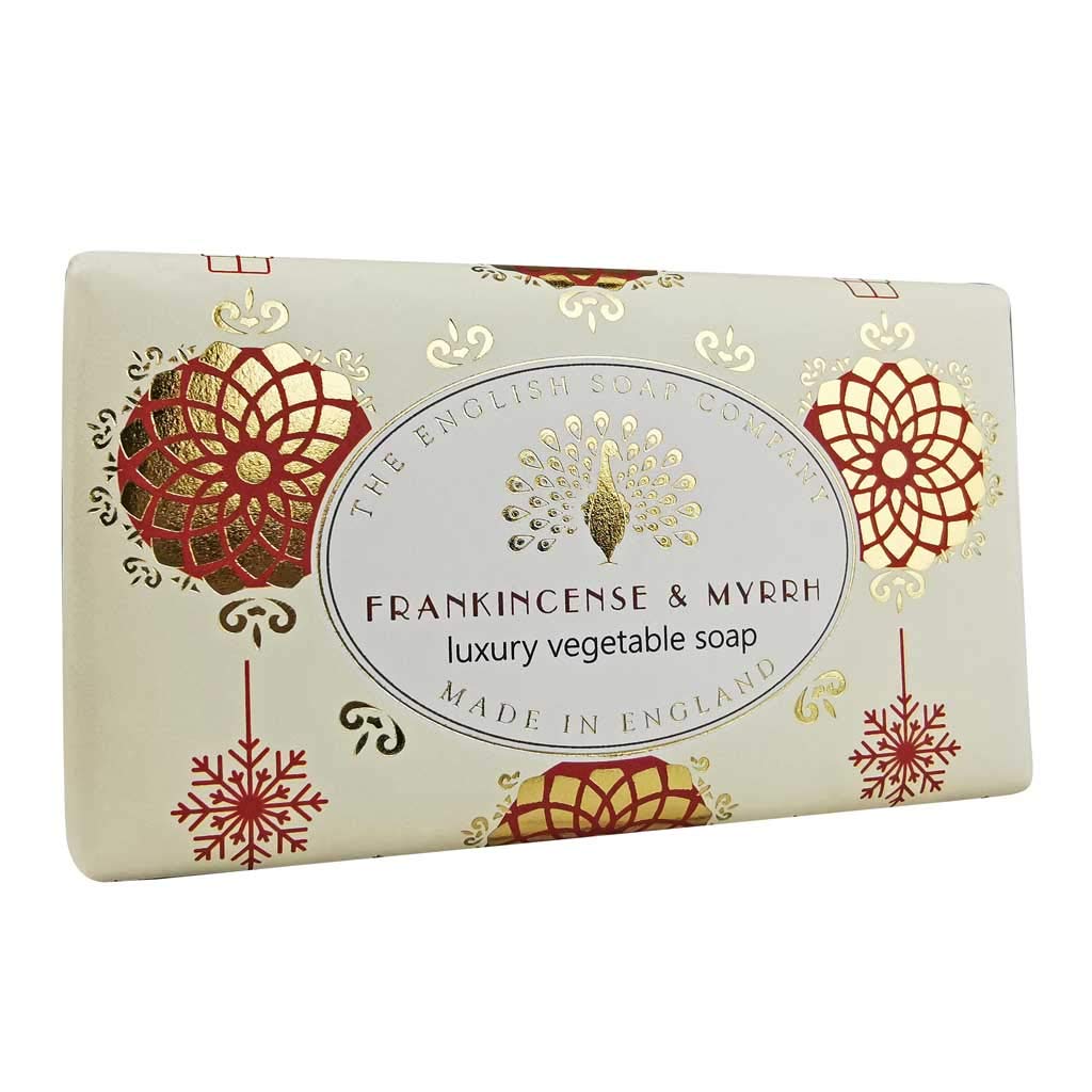 The English Soap Company Frankincense and Myrrh Christmas Soap 190 g