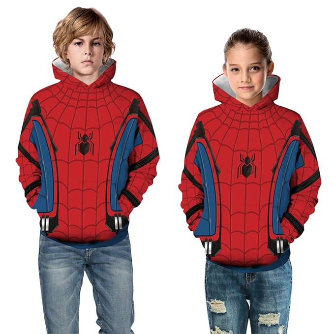 girls spiderman hoodie