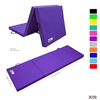 Xn8 Sports Yoga Tri Folding 6cm Over 2 inches Thick Foam Mats Yoga Gym Abs Exercise Home Fitness Workout Camping Mat
