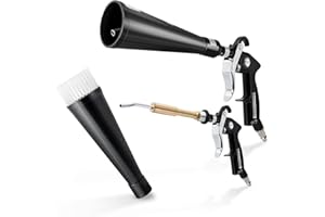Aurorasters Tornado Car Cleaning Gun,Air Blow Gun Quickly Removes Surface Dirt and Dust,Works with Air Compressor