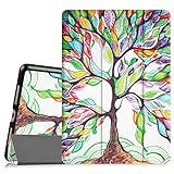 Fintie iPad Pro 9.7 Case - Ultra Slim Lightweight Smart Shell Standing Cover with Auto Wake / Sleep Feature for Apple iPad Pro 9.7 inch (2016 Version), Love Tree