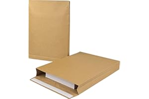Neehows 15 Pack Expandable Large Kraft Envelopes, 9.3" x 13" Big Mailing Envelopes Self Seal Anti Tear Catalog Envelopes for 