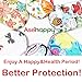 Asenappy Cloth Sanitary Pads Reusable Cloth Menstrual Pads 6 PCs Small Cloth Pads + Wet Bag
