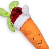 Petface Christmas Carrot Plush Dog Toy with Built-In Squeaker Large Pack of 1 view 3
