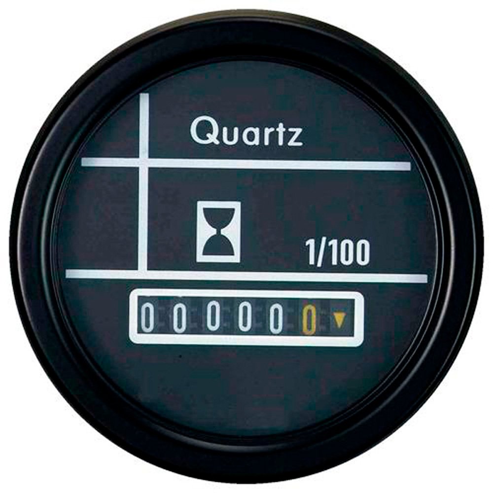 AUTO-STYLE Performance Instrument Black Hour Meter Gauge 52mm