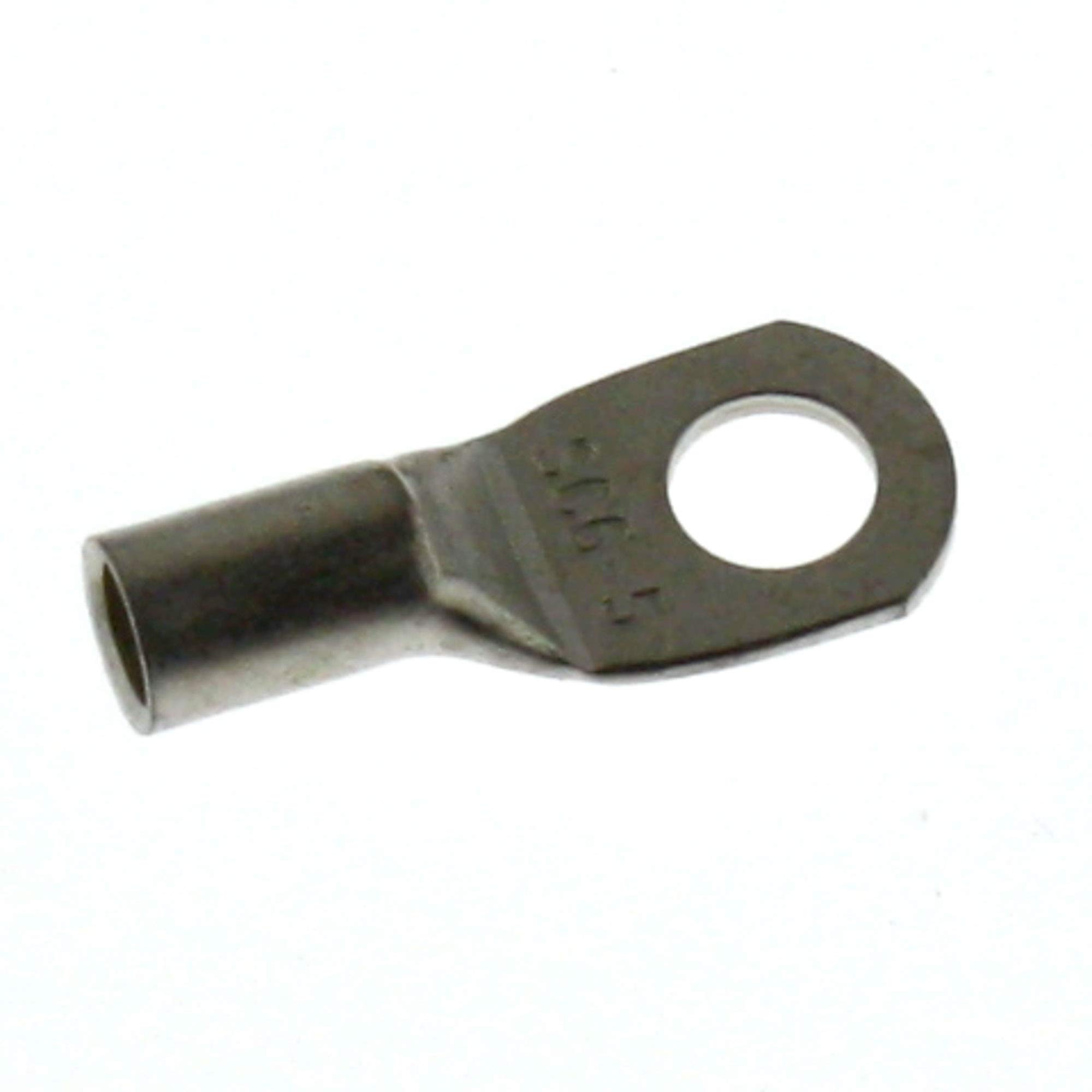SeKi 14077, 6 mm2, M5, 10 pcs. Pipe Cable Lug, Silver
