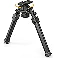 CVLIFE Bipod Compatible with M-Rail Bipods for Rifles Tactical Rifle Bipod Sturdy Portable Height Adjustable Bipod for Hunting Shooting Outdoors