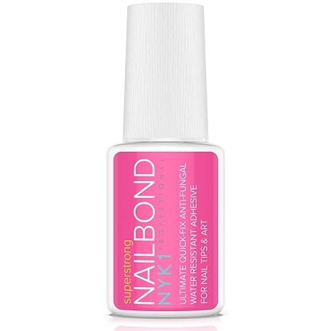 NYK1 Nail Bond Super Strong Nagelspitzen Haftvermittler Kleber Professionelle Salon-Qualität – Perfekt für kunstnägel, falsch