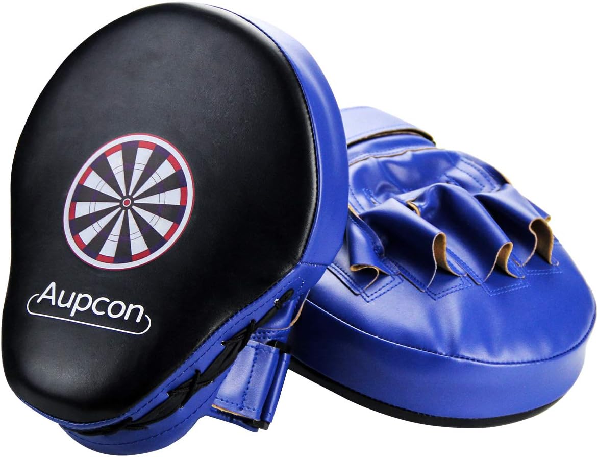 AUPCON Boxing Pads Punching Gloves Training Mitts Curved Focus Pad