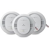 Kidde Hardwired Smoke & Carbon Monoxide Detector for Home, 10-Year Battery Backup, Interconnectable, 3-Pack