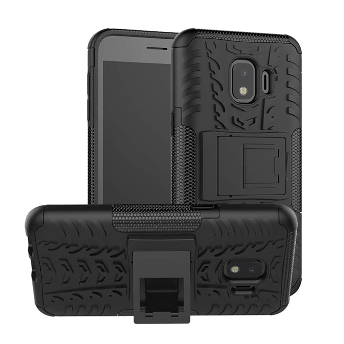 Galaxy J2 core/J2 Dash/J2 Pure/J260 case, UZER Shockproof Dual Layer Rugged Rubber Hybrid Hard/Soft Impact Armor Defender Full Body Protective Case with Kickstand for Samsung Galaxy J2 Core 2018 5.0"