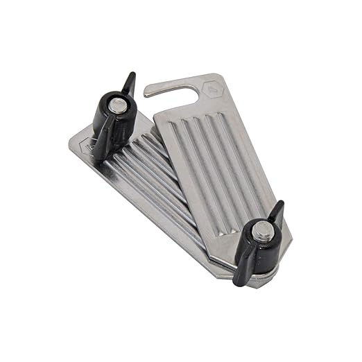 VOSS.farming Edelstahlplatten-Set, komplett mit Schrauben und Flügelmuttern für den Weidezaun