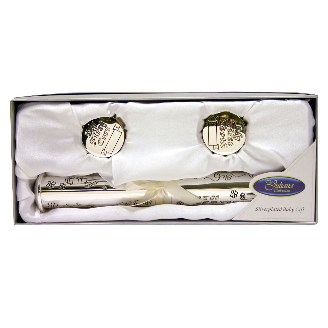The Juliana Collection - Birth Certificate Holder & 1st Tooth & Curl Set - 8839S