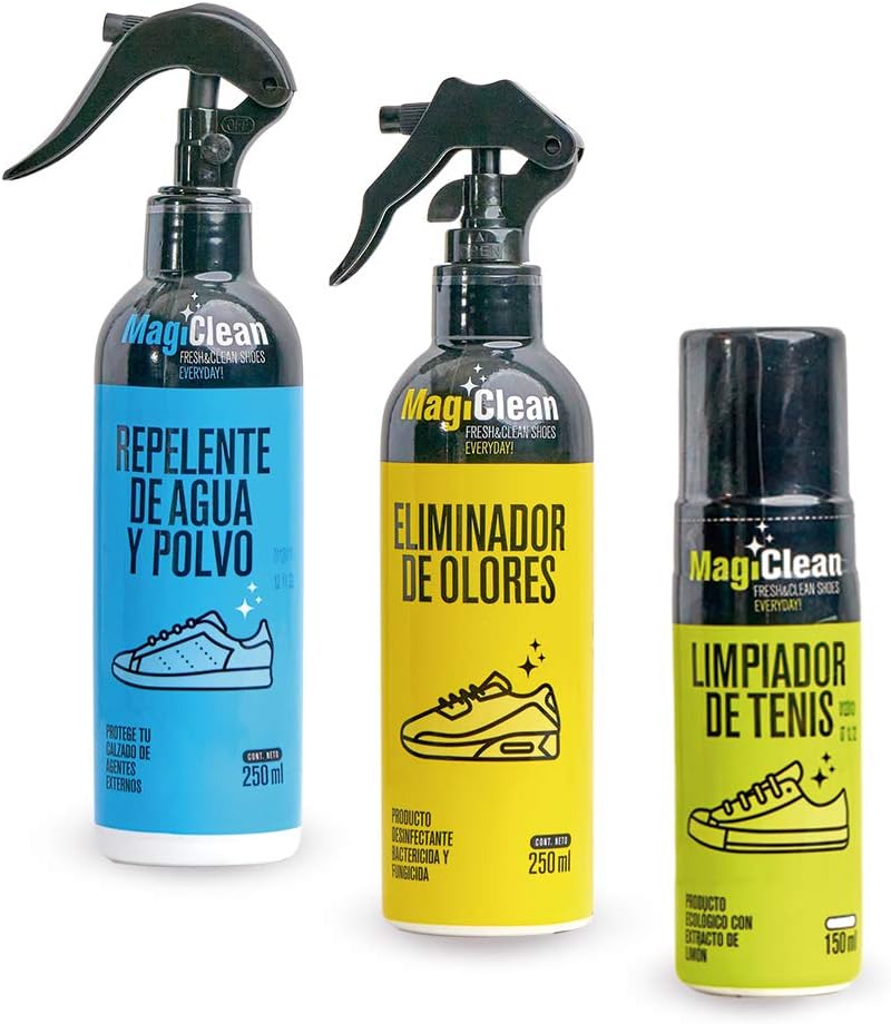 Kit deportivo para limpieza de calzado Magiclean: Amazon.com.mx: Ropa