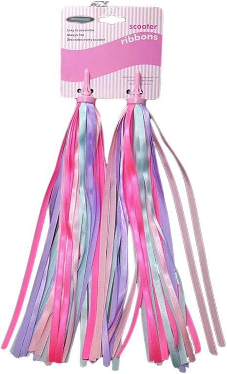 pink handlebar tassels
