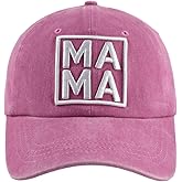 MANMESH HATT Mama Hat for Women, Vintage Washed Embroidered Mom Life Mommy Baseball Cap for Mom Grandma