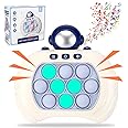 ROUSKY Quick Push Bubble Game for Kids & Adults,Mini-Handheld Fast Speed Push Game,Relieving Stress Pop Fidget Game Toys for Boys, Girls, Teens (Astronaut)