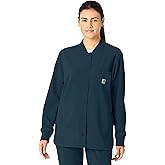 Carhartt Force Cross-Flex Women's Shirt Jacket - Navy, S