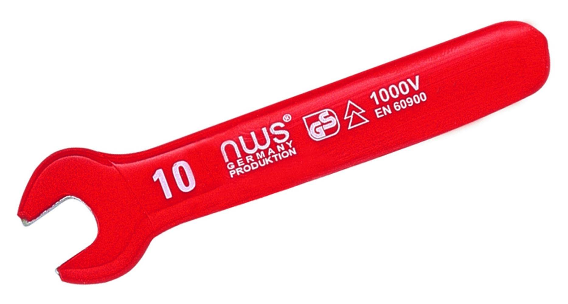 NWS 2020-24-215 Number 2020 Single Open Ended Spanner, Red, 24 x 215 mm