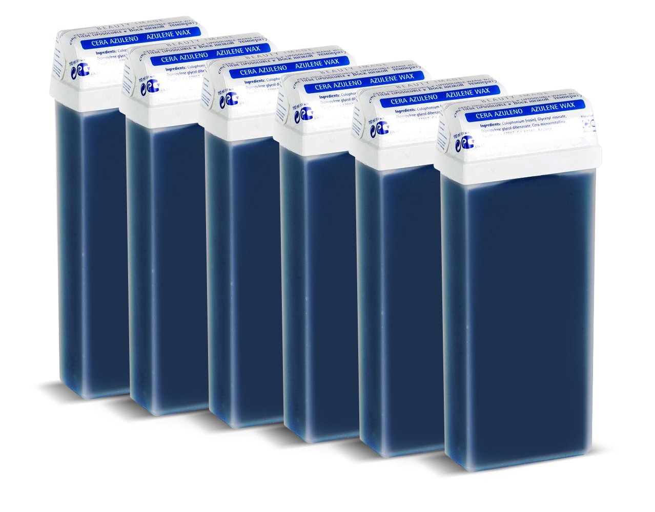 Beauty Image Azulene Warm Wax Roll On - Pack of 6