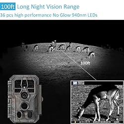 GardePro A5 Trail Camera 48MP 1296p, Game Cameras