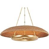 Hudson Valley Lighting 2336-VGL Oaklyn - 62W 6 LED Pendant-9 Inches Tall and 36 Inches Wide