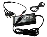 UpBright 4 Splitter/4 Way Power Cord+ 12V 5A 60W