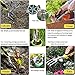 KEDA Garden Tool Set, 9 PCS gardening Tool Set for Digging Planting with Storage Organizer Tote, Garden Gloves Shove, Plant Tie, Ergonomic Gardening Gifts Tool Set for Women Men Adultsthumb 2