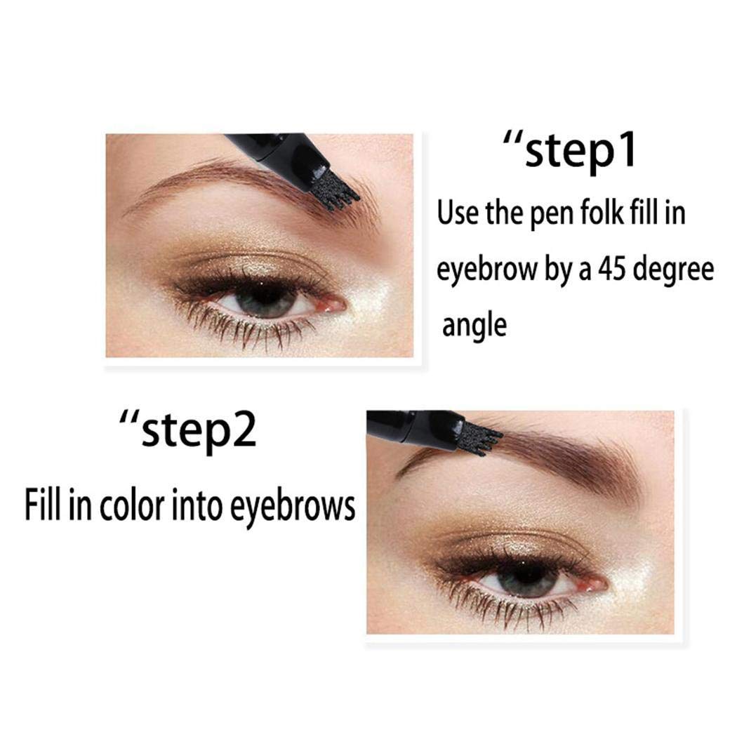 Chiak Bulges New Fashion Makeup Cosmetic Natural Long-lasting Waterproof Eyebrow Pen Eyebrow Color Active Vests