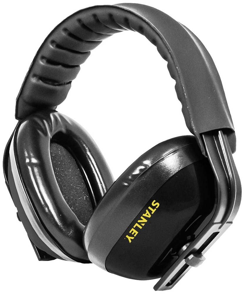 STANLEY Fixed Headband Ear Defender, Black, 26893-45122