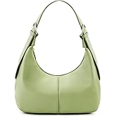NIUEIMEE ZHOU Hobo Bags for Women Soft Vegan Leather Crescent Shoulder Handbag Slouchy Tote Crossbody Purses