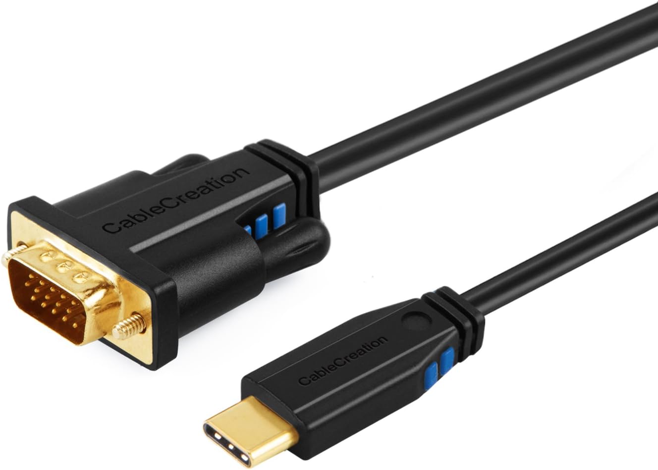 USBC to VGA, CableCreation 6 FT Type C to VGA Adapter