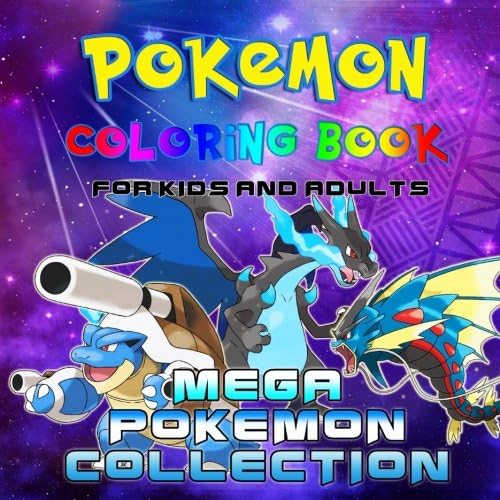 Pokemon Coloring Book For Kids And Adults Mega Pokemon Jumbo Coloring Book 8 5 X 8 5 Inches Shizou S Pokemon Color Book Volume 1 By Amazon Ae