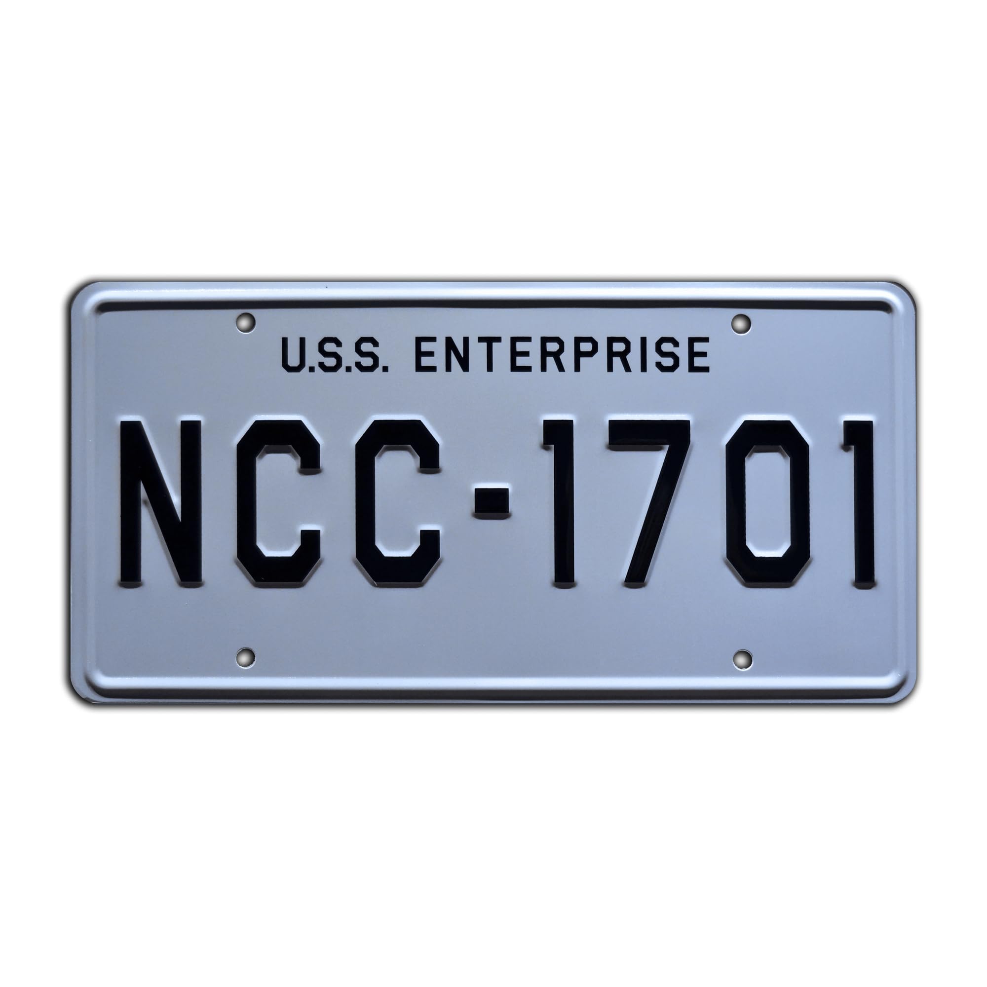 USS Enterprise | NCC-1701 | Metal Stamped License Plate