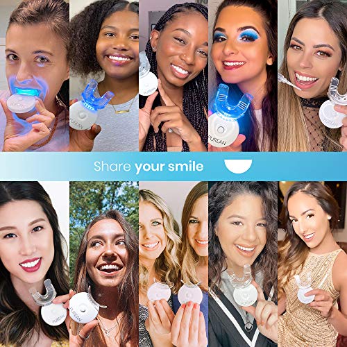 Purean Teeth Whitening Kit with LED Light 2 Syringes of 5ml