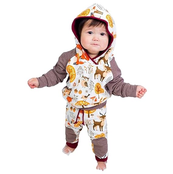 boys brown sweatsuit