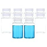 PATIKIL 10 Pcs 200ml Reagent Bottles, PET Wide