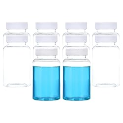 PATIKIL 10 Pcs 200ml Reagent Bottles, PET Wide