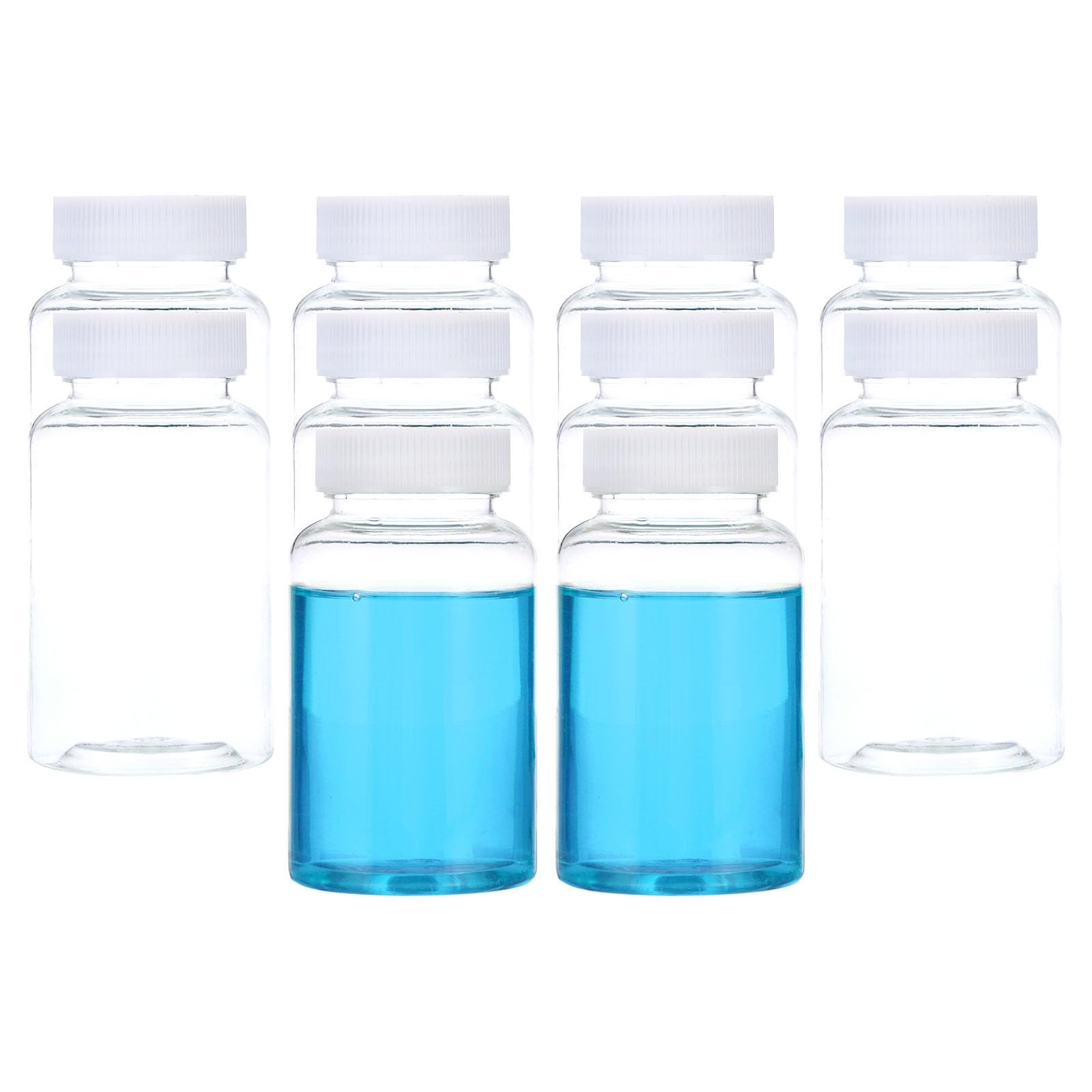 PATIKIL 10 Pcs 200ml Reagent Bottles, PET Wide