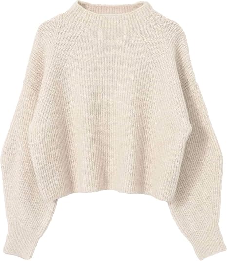 Amazon センスオブプレイス ニット セーター ストレッチアルパカショートセーター レディース 07 22a109 Ivory Free セーター 通販