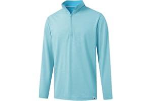 Rouen Quarter Zip Pullover Men Performance Dry Fit Mock Neck Brushed Casual Sports Golf Mens 1/4 Zip Pullover Sweatshirts