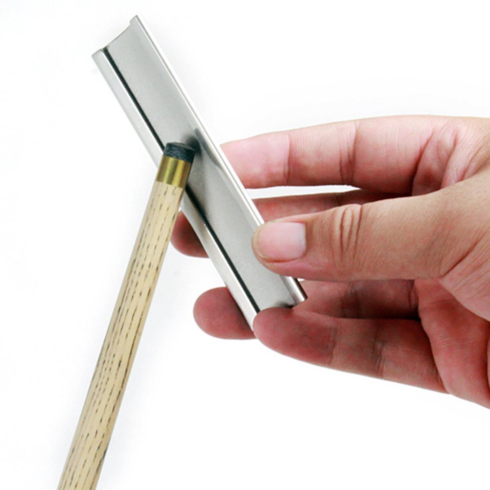 NewShot Metal Billiard Pool Cue Tip Trimmer/Scuffer/Sandpaper/Shaper Burnisher File Repair Tool