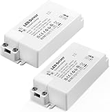REYLAX 2pcs LED Driver 12V 30W 2.5A 100-240V AC to DC Constant Voltage