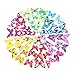 Wisehands 72 Pcs 3D Removable Butterfly Wall Decals with Sponge Gum and Magnet for Home DIY, Baby Room, Party and Birthday Decoration (6 Color, 6 Pack of 12 Each)
