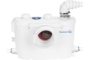 500Watt Macerator Pump, Macecrating Toilet Pump for Basement Macerating Toilet Laundry Cooking Sink Clothes Washer Macerator Pump for Upflush Macerating Toilet, Basement Toilet Pump