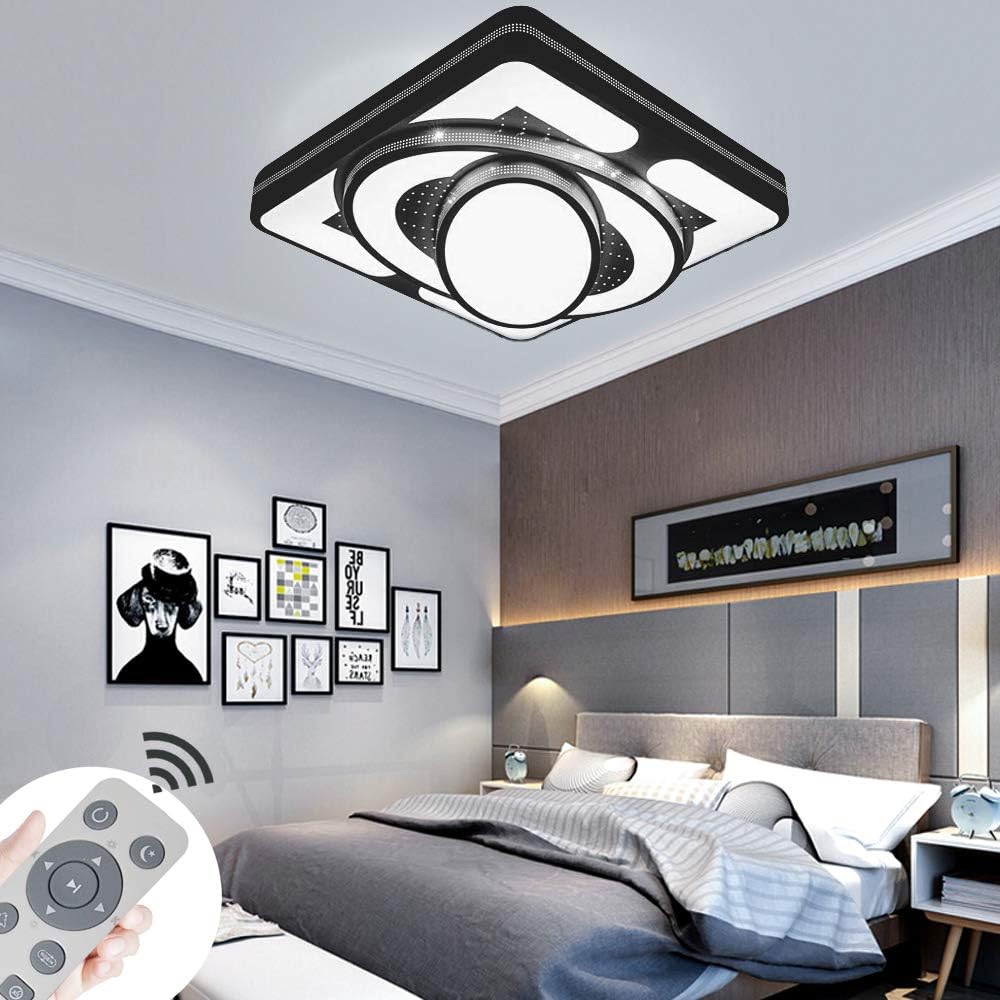 Cuadrados creativos LED de la Nave Espacial Luces de Techo 48W Modernas