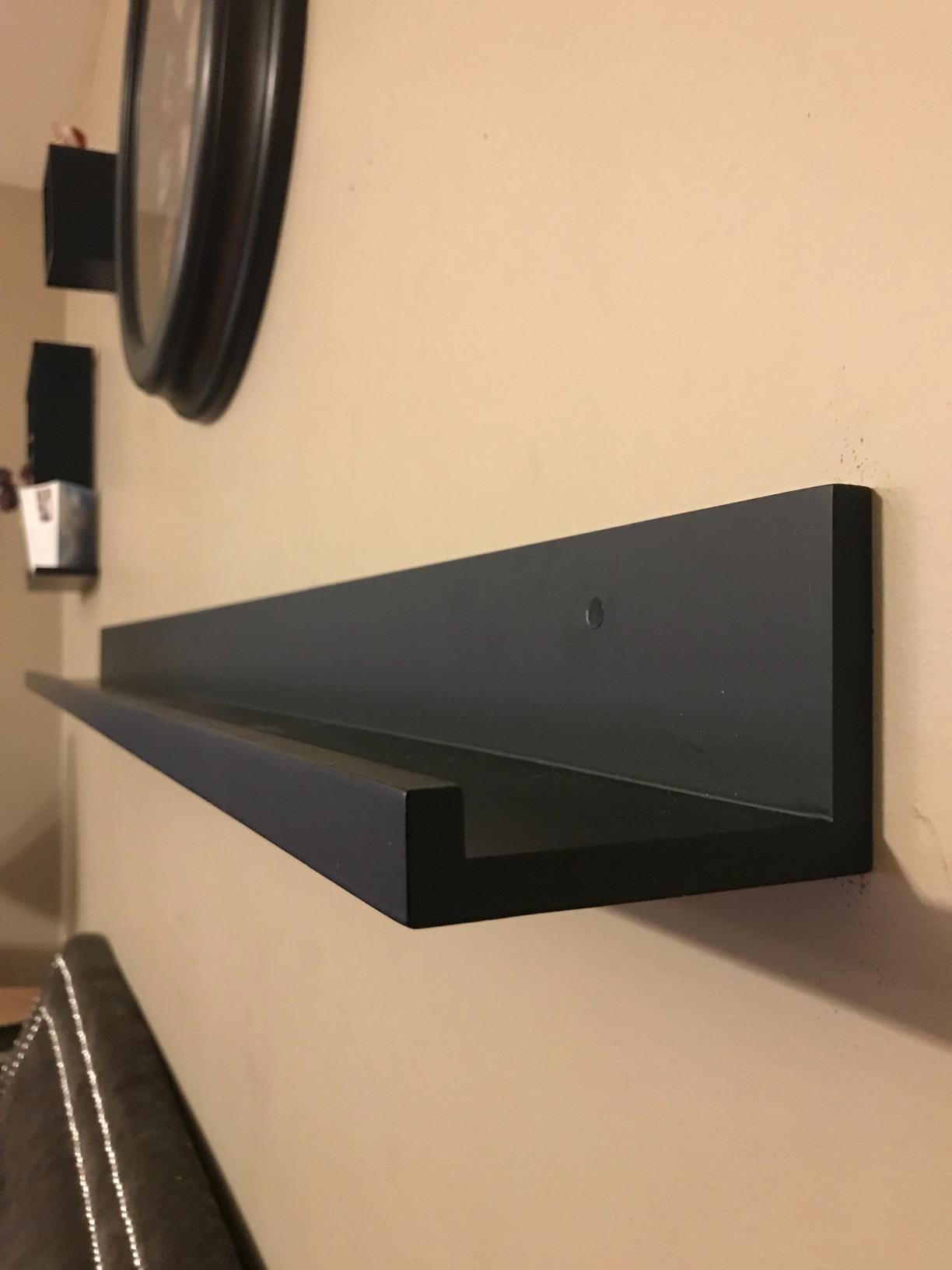 8/mo Finance InPlace Shelving 9084682 60 in W x 4.5 in D x 3.5 in H Floating Shelf with