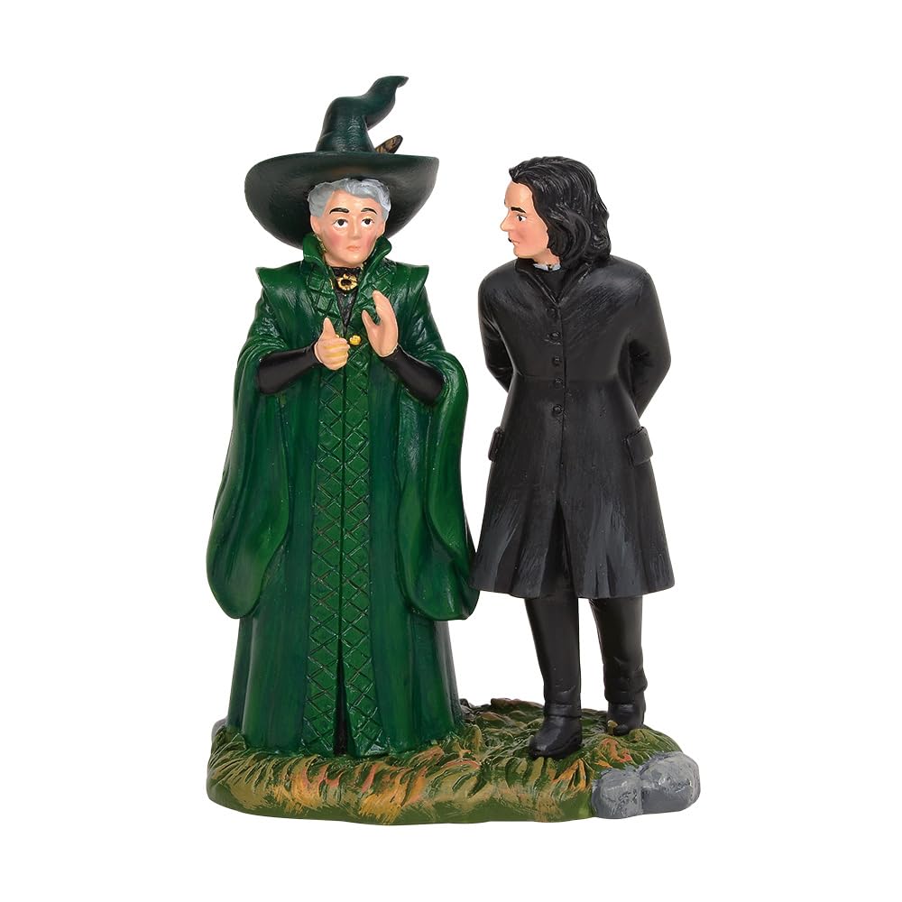 Harry Potter Village Professor Snape & Professor Mcgonagal Figurine