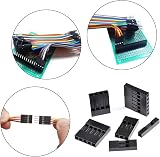 YIXISI Dupont Connector Kit 620Pcs 2.54mm Pins Housings Crimp Terminals view 5