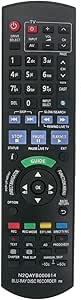 N2QAYB000618 Telecomando di ricambio - VINABTY N2QAYB000615 IR6 Recorder Telecomando per Panasonic HDD DVD DMR-HW120 DMR-HW220 DMR-HW100EBK DMR-HW100 DMRHW100EB-K Remote Controller